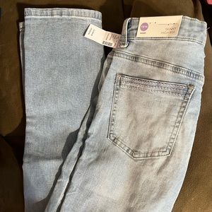 Skinny high rise jeans